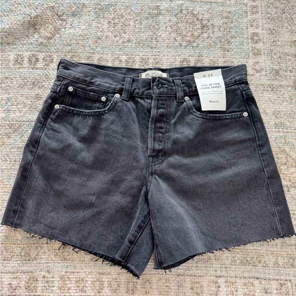 Madewell Women's Dark Gray Jean Shorts